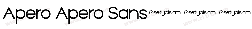 Apero Apero Sans字体转换